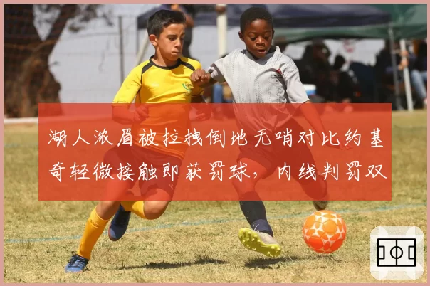 湖人浓眉被拉拽倒地无哨对比约基奇轻微接触即获罚球,内线判罚双重标准